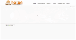 Desktop Screenshot of horizonrefractories.com